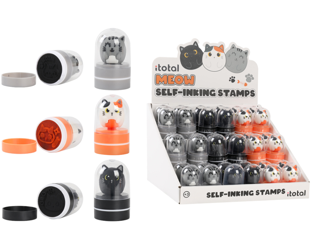 ROOST Stempel Katzen XL2510 assortiert