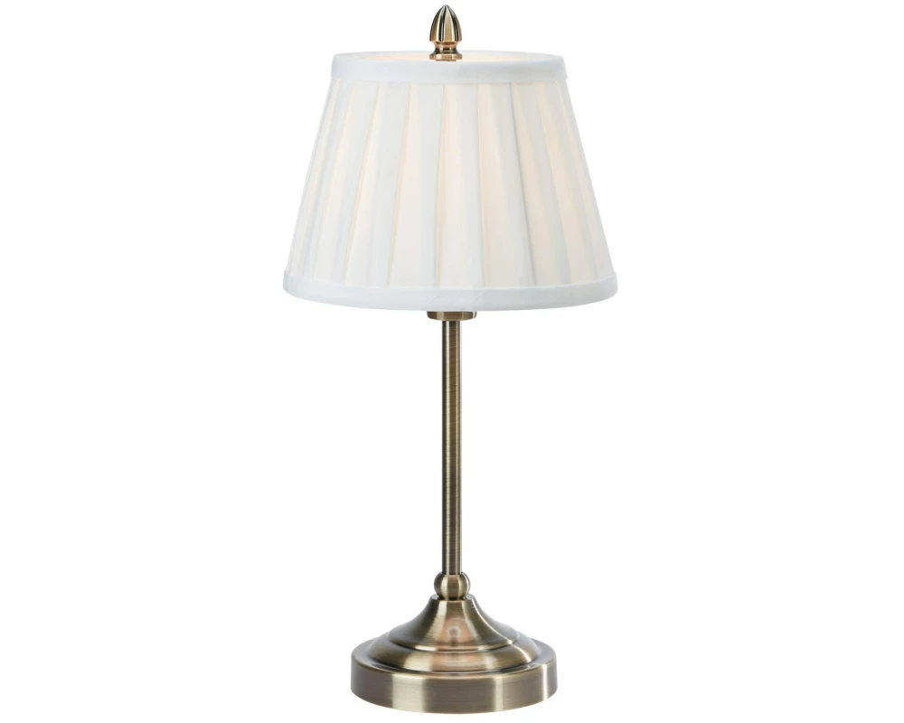 Markslöjd Oxford Tischleuchte Weiss/Kupfer