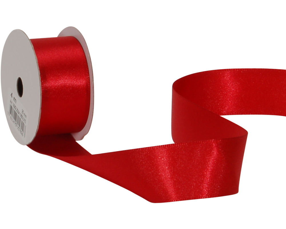 Spyk Satinband 25 mm x 4 m, Rot