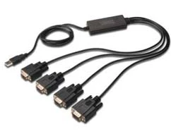 Digitus 1.50 m DB-9/USB Data Transfer Cable for Gaming Console, Weather Station, Set-top Box