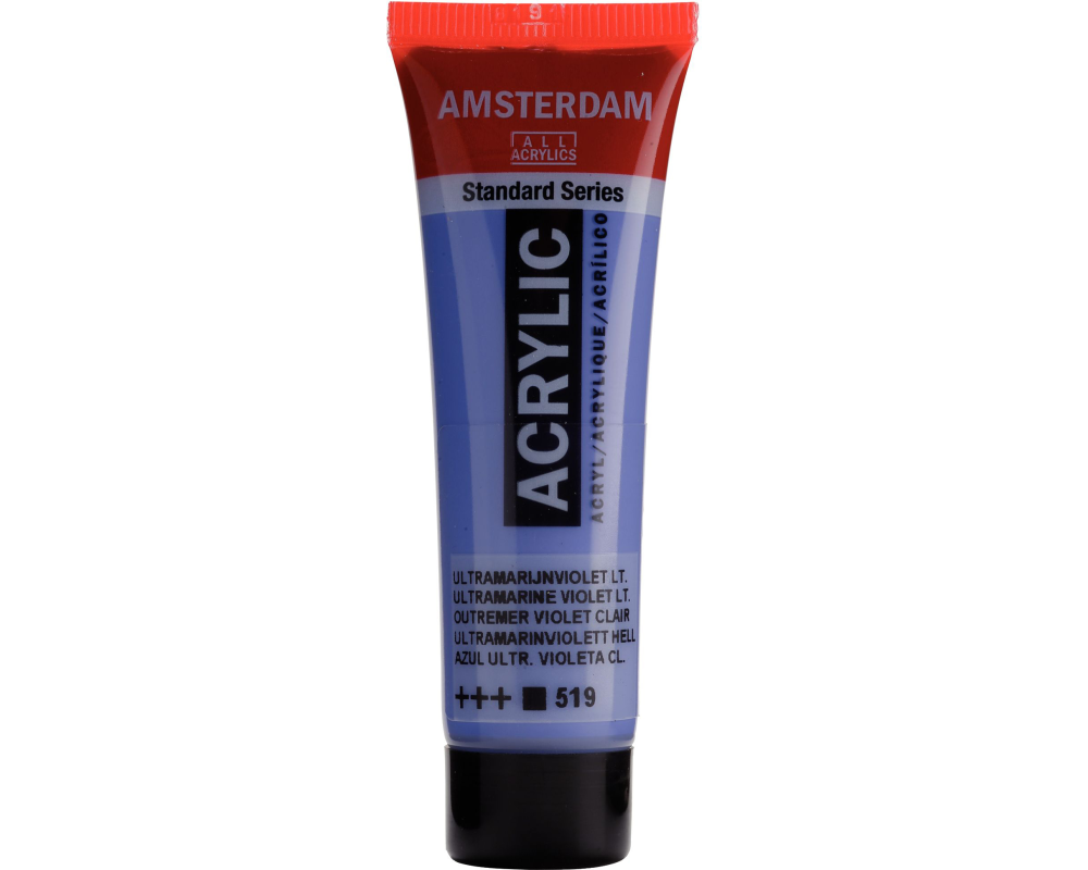 AMSTERDAM Acrylfarbe 20ml 17045190 Ultramarinviolett Hell 519
