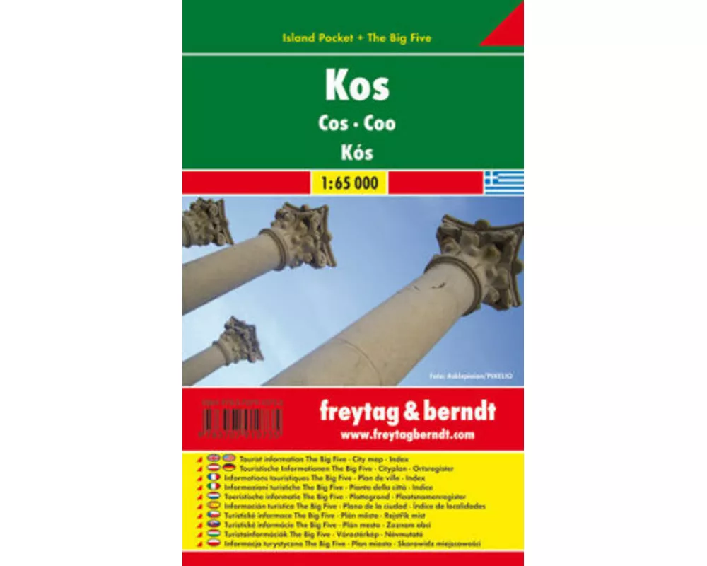 Kos, Autokarte 1:65.000, Island Pocket + The Big Five