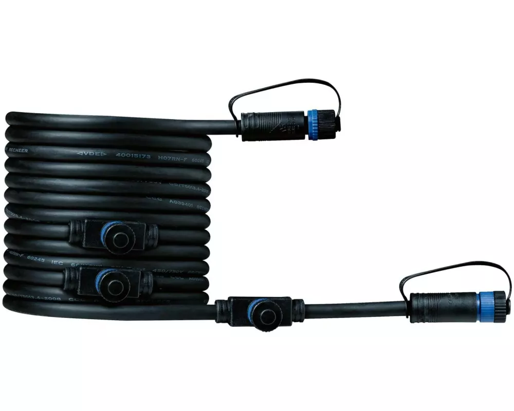 Paulmann Verlängerungskabel Plug & Shine IP68, 5m, Schwarz