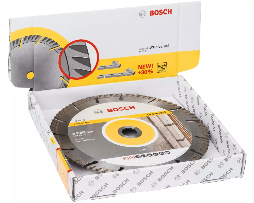 Bosch Professional Diamanttrennscheibe Standard for Universal 230 mm, 10 Stück