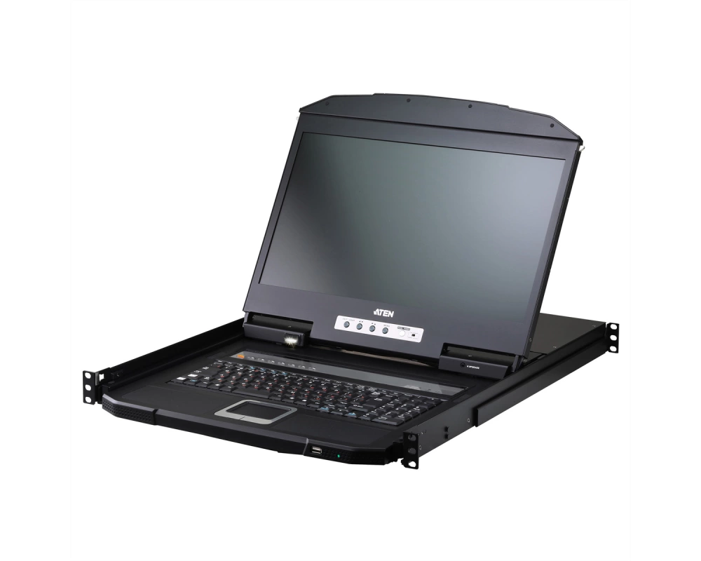 ATEN CL3708iNW Konsole D WideSreen FHD über IP Switch 8 Port USB HDMI, DE-Layout