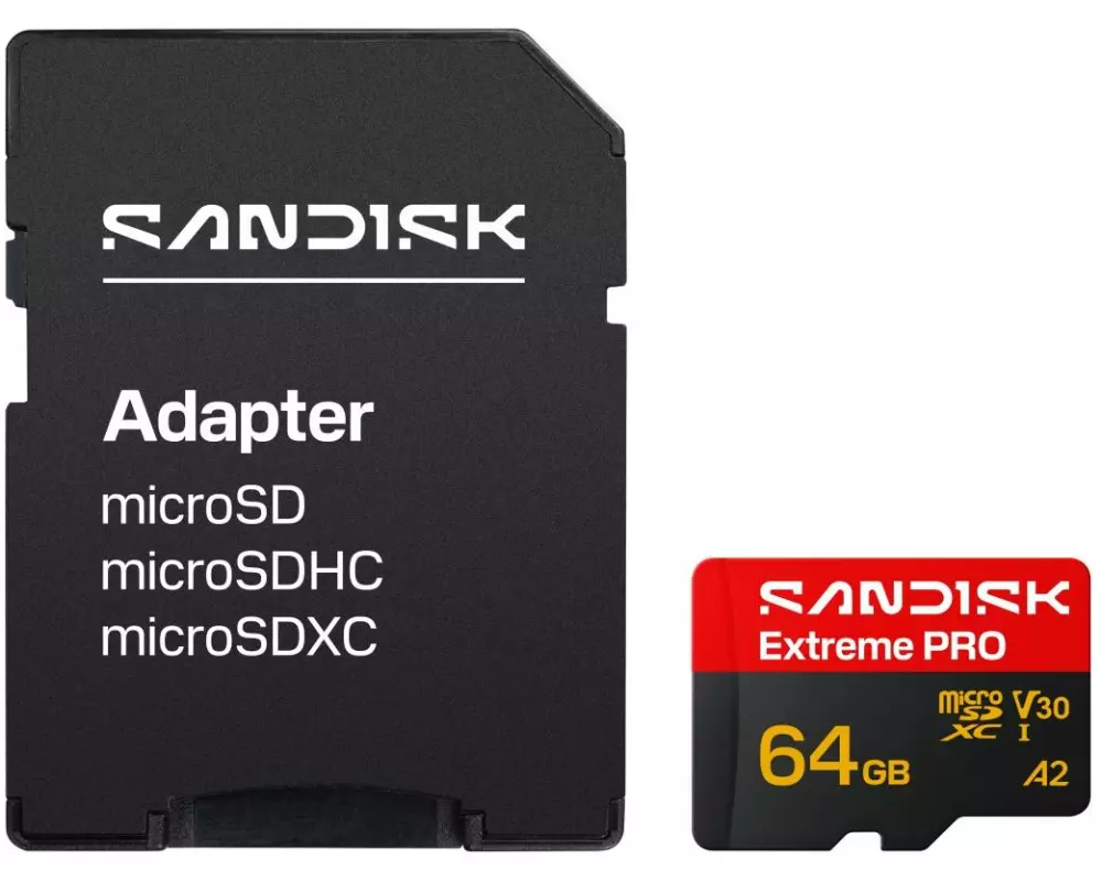 SanDisk microSDHC Card Extreme PRO 64 GB