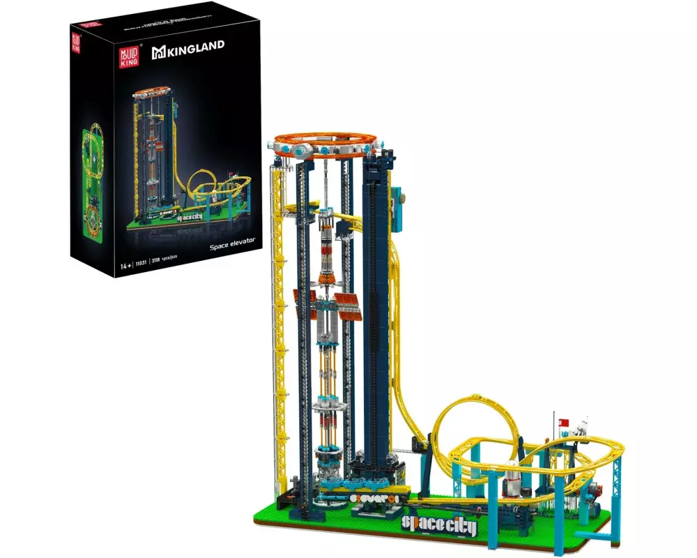 Mould King Space Elevator Achterbahn Elektrisch