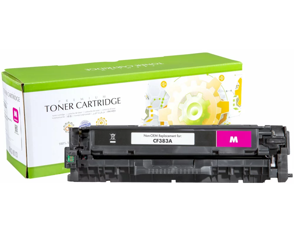 STATIC Toner cartridge compatible with HP CF383A magenta remanufactured 2.700 pages
