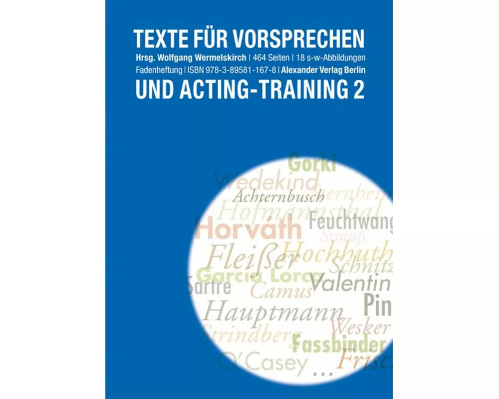 Texte für Vorsprechen und Acting-Training 2
