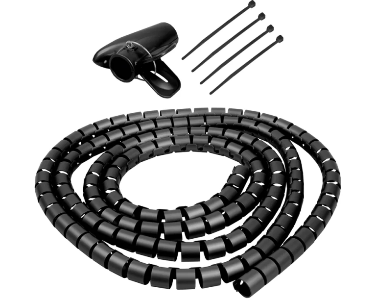 STEFFEN Cable Conduit Set Fast Cover 06 26425 02 SW Black