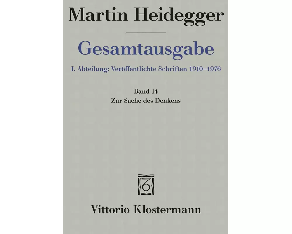Gesamtausgabe. 4 Abteilungen / 1. Abt: Veröffentlichte Schriften / Identität und Differenz (1955-1957)