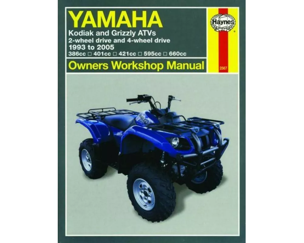 Yamaha Kodiak & Grizzly ATVs (93 - 05) Haynes Repair Manual