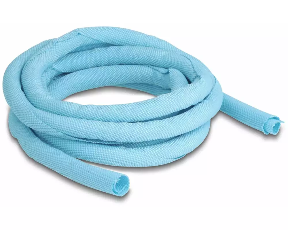 Delock Kabelschlauch selbstschliessend 2 m x 10 mm Blau