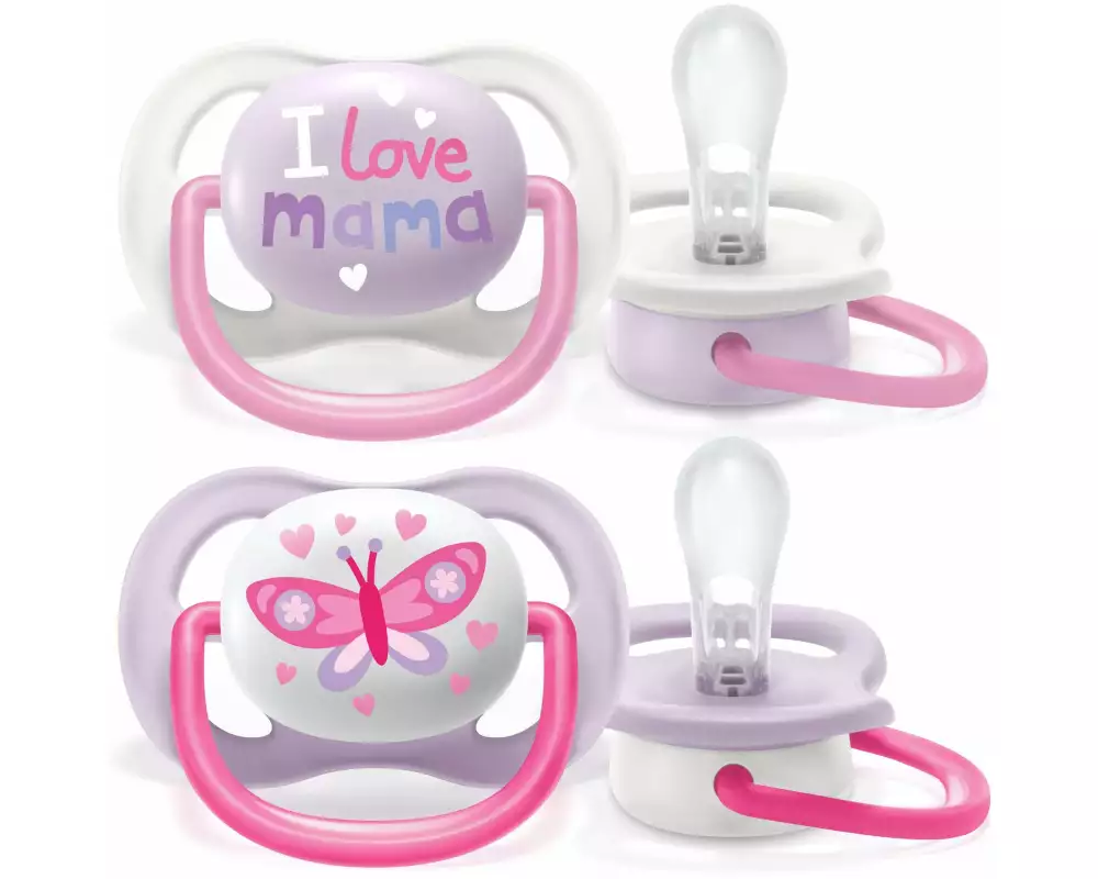 PHILIPS AVENT Nuggi Ultra Air Happy Mama & Butterfly 0-6 Mt.