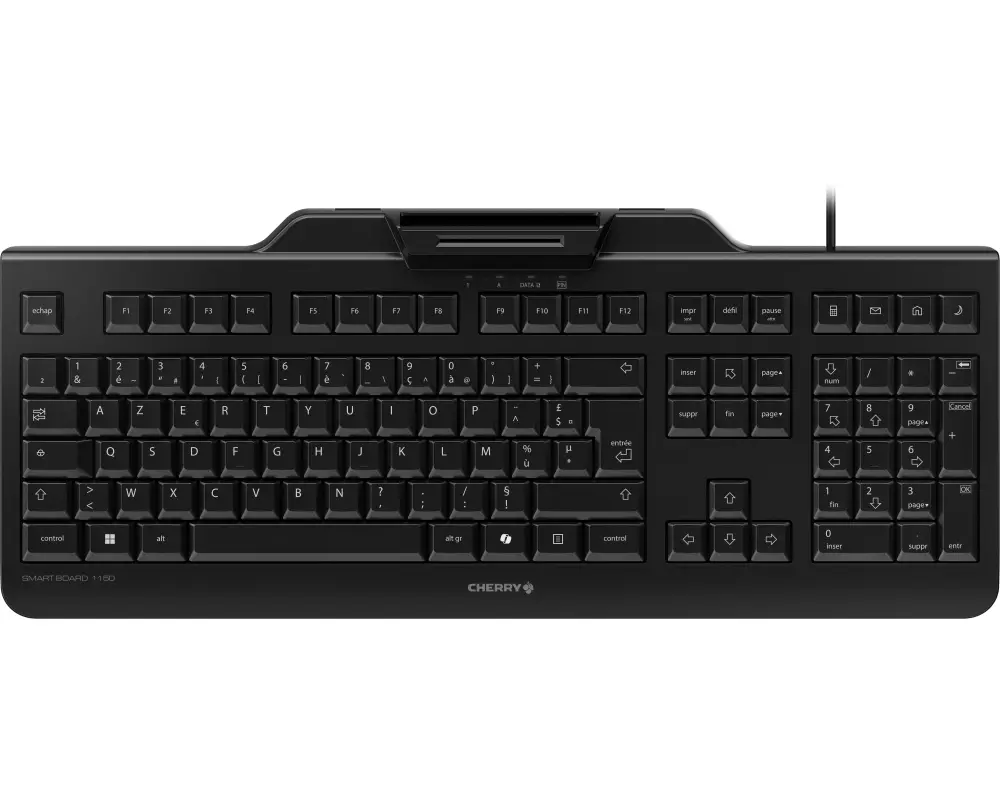 CHERRY Smart Board 1150 Tastatur Büro USB AZERTY Französisch Schwarz