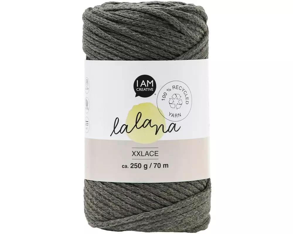 lalana Wolle Xxlace 250 g, Khaki