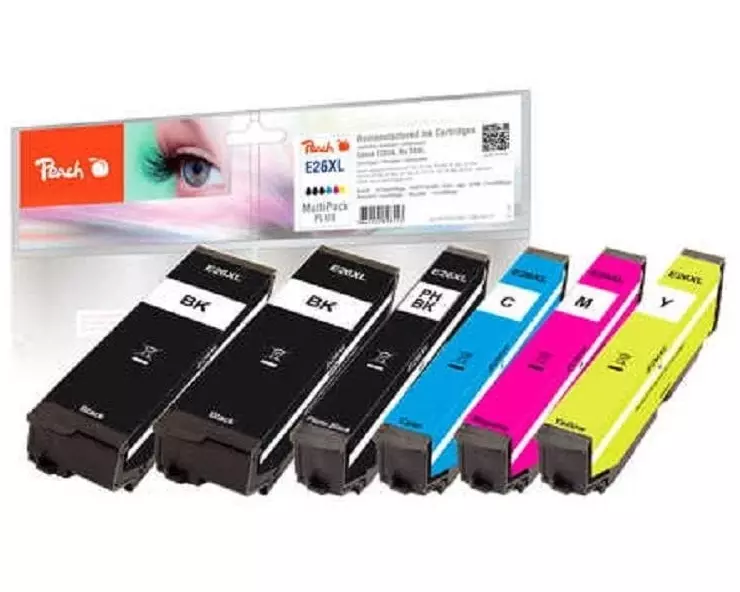 Peach Tinte Epson No 26XL Multi+ 2x BK, C, M, Y