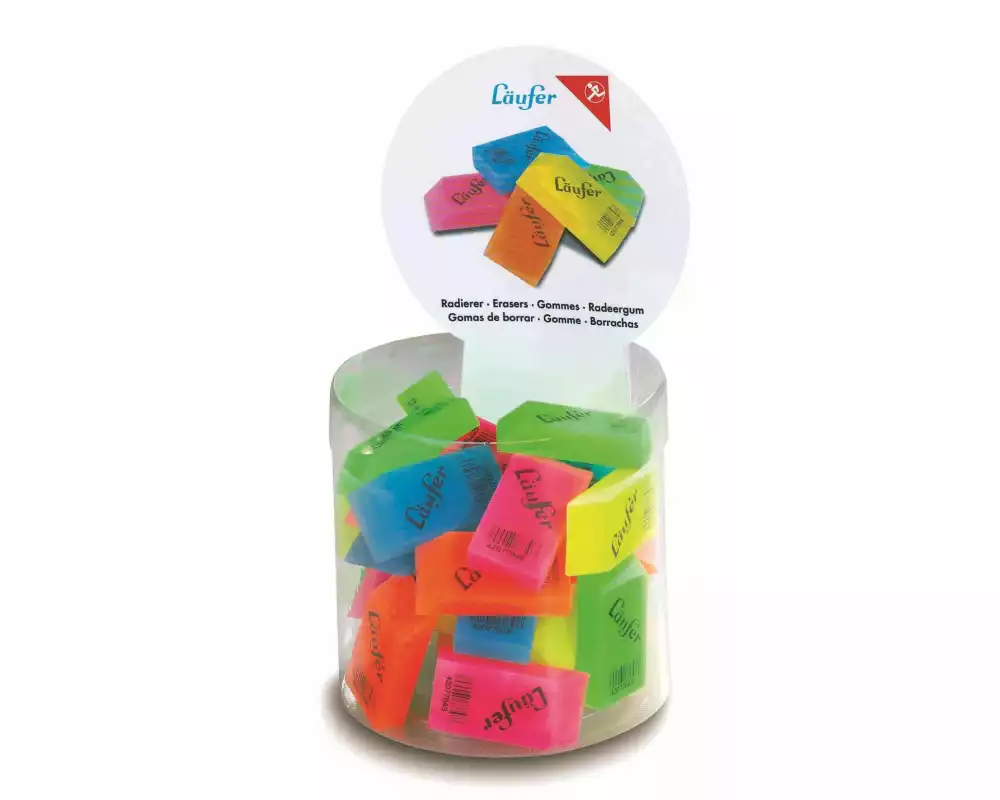 Läufer Radiergummi Farbig Mehrfarbig