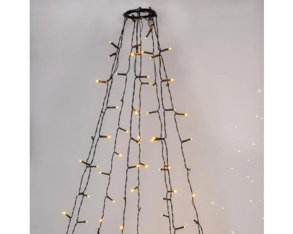 Star Trading Christmas Tree Light Shiny IP44, Warmweiss, 360 LED's