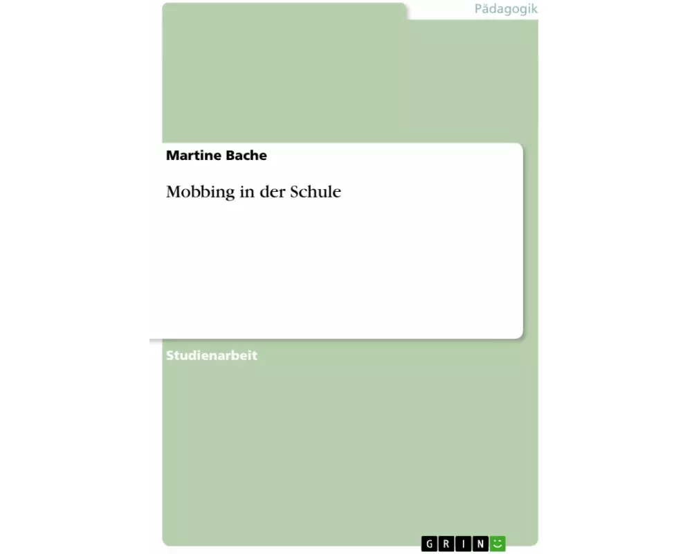 Mobbing in der Schule