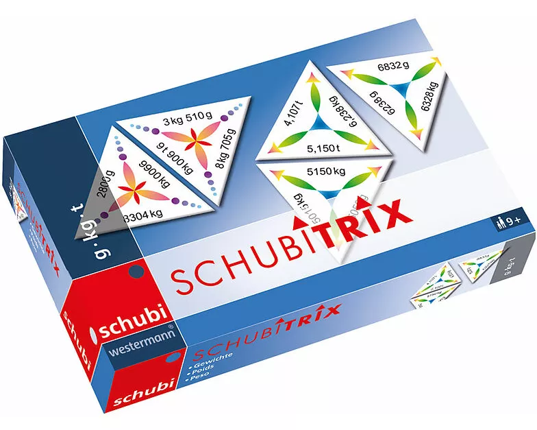 Schubitrix Gewichte. Mathematik 3./4. SJ. Lernspiel