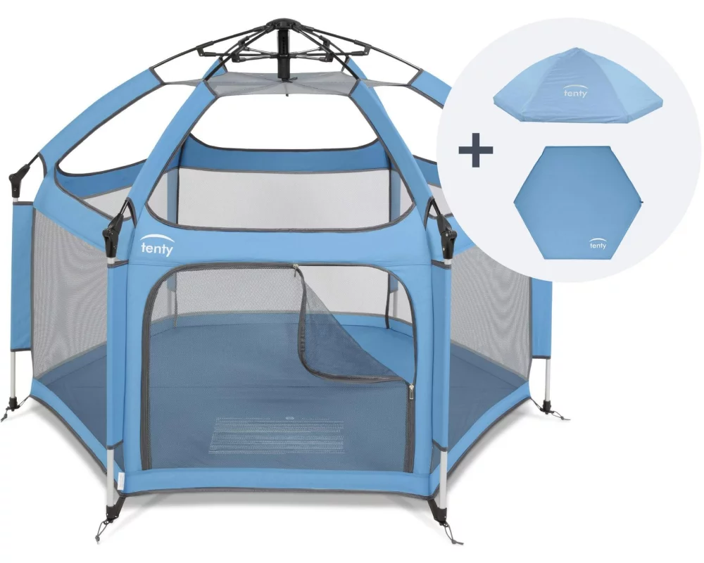 tenty Laufgitter Set Blau