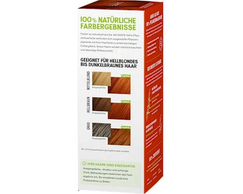 SANTE Pflanzen-Haarfarbe Naturrot 100 g