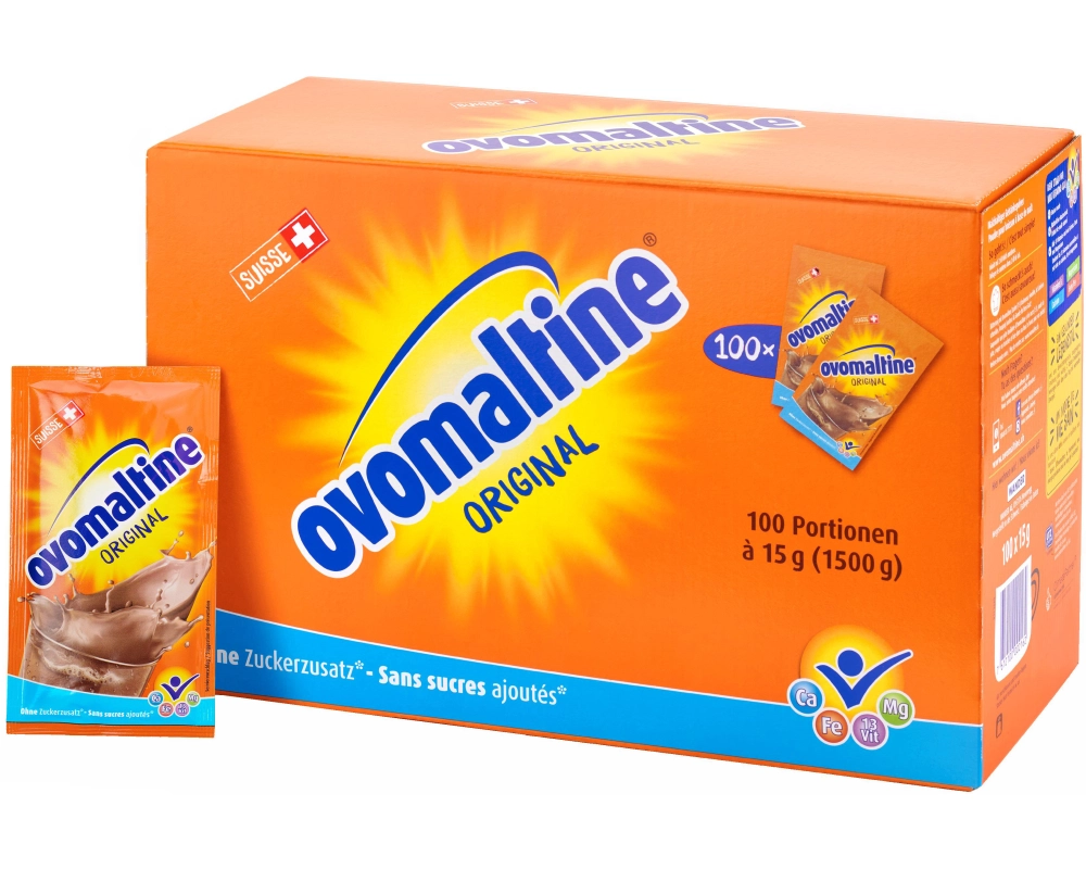 OVOMALTINE Portion 117401 100 x 15 g