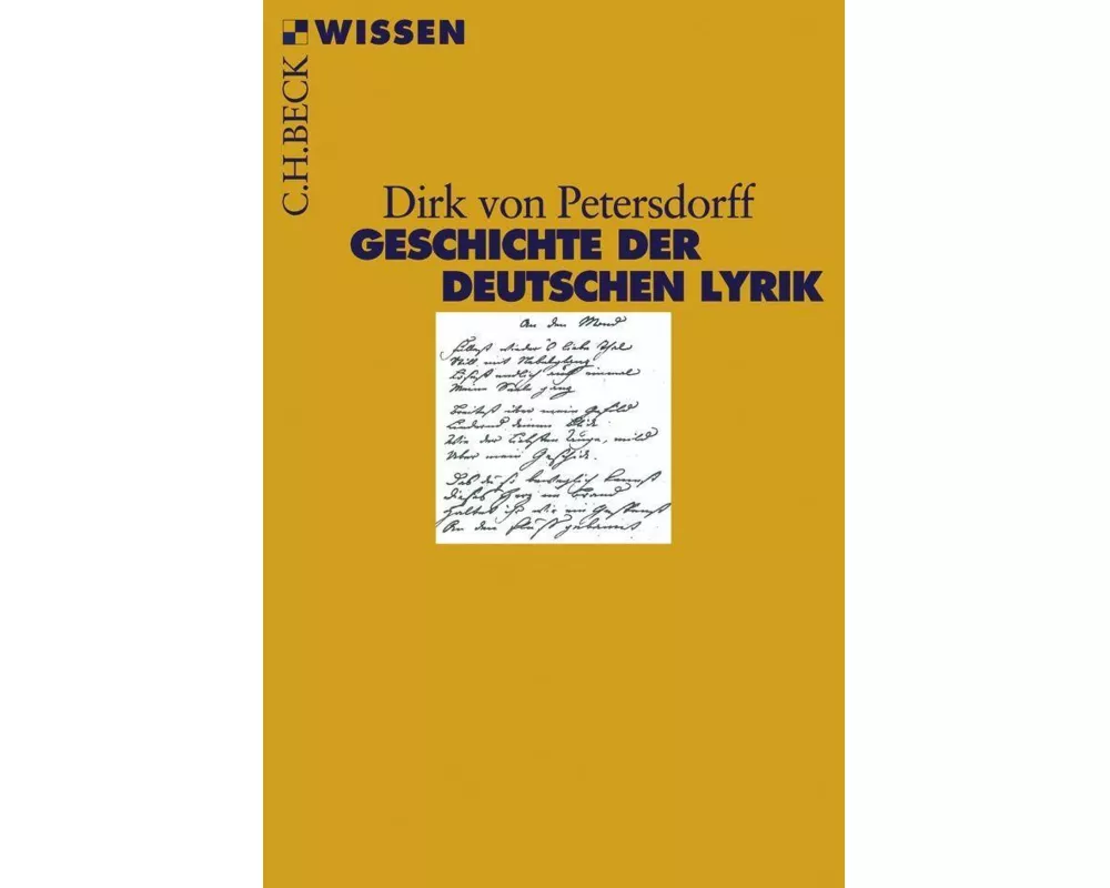 Geschichte der deutschen Lyrik