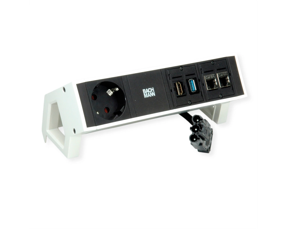 BACHMANN DESK2 1xCEE7/3 1xHDMI 2xCAT6A