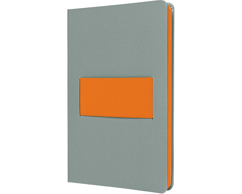 Sigel Notizbuch Linescape NEO Hardcover, A5, Kariert, Hellgrau