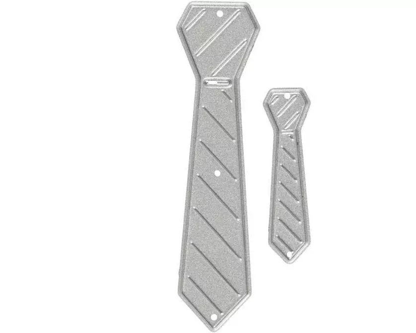 Creativ Company Stanzschablone 2.6 x 9.9 + 0.9 x 3.5 cm, Kravatte