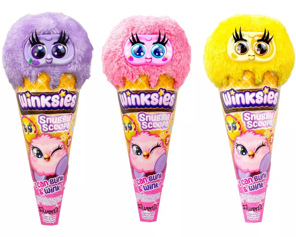 Silverlit Plüschfigur Winksies Snuggle Scoop, 9 cm, Assortiert