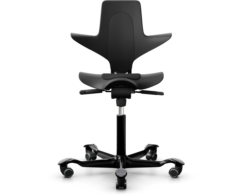HAG Bürodrehstuhl Capisco 8010 PULS8010 schwarz/schwarz