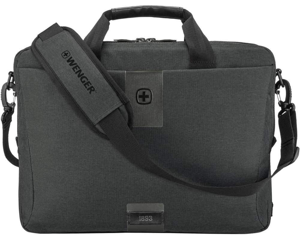 WENGER MX ECO Brief 16 Inch 612263 Laptop Briefcase Charcoal