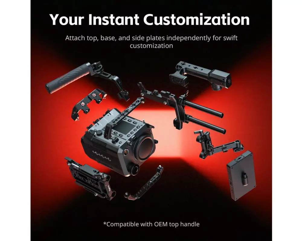 Smallrig Cage Bausatz für FUJIFILM GFX ETERNA 55 Aluminiumlegierung