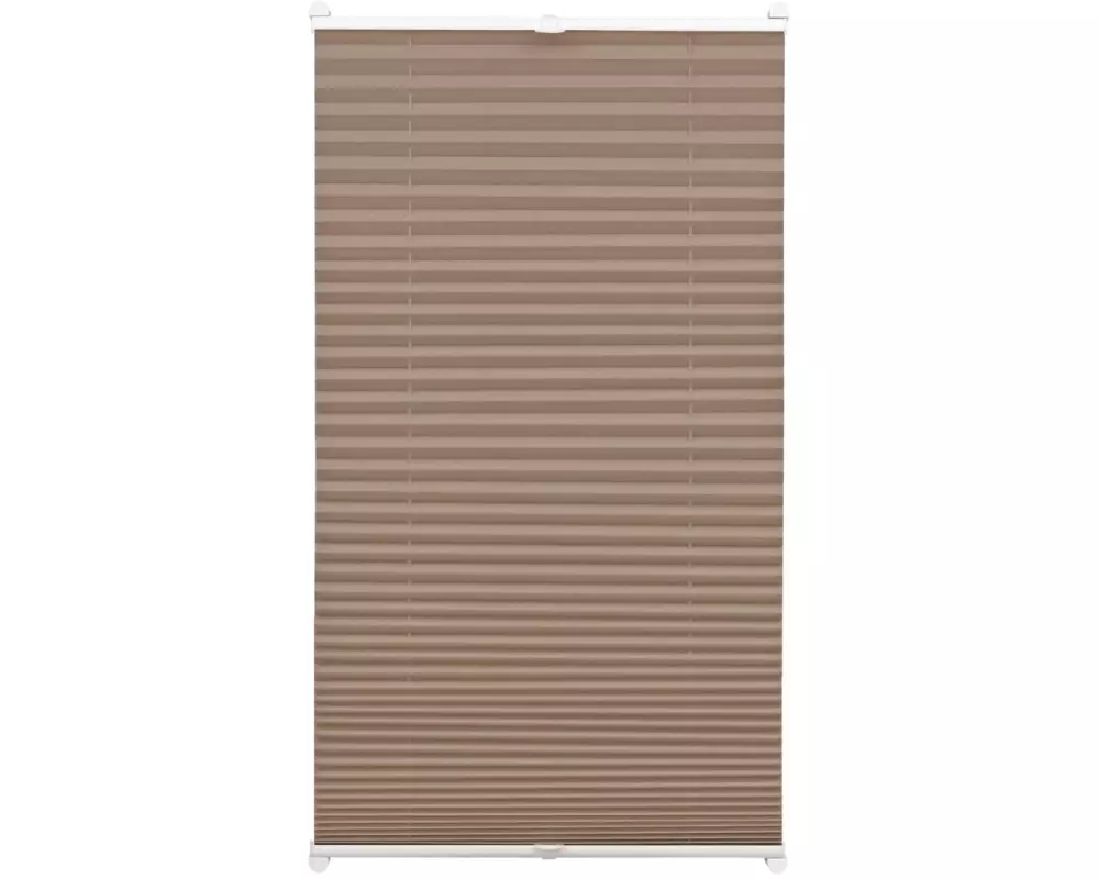 Gardinia Plissée Easyfix, blickdicht 75 x 130 cm, Taupe