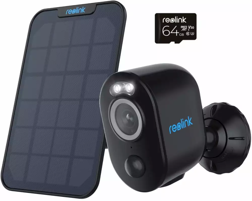 Reolink Netzwerkkamera Argus B330 inkl Solarpanel + 64GB Micro-SD
