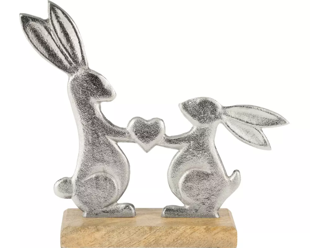 EGLO Aufsteller Amoatsy 21 cm, Braun, Silber