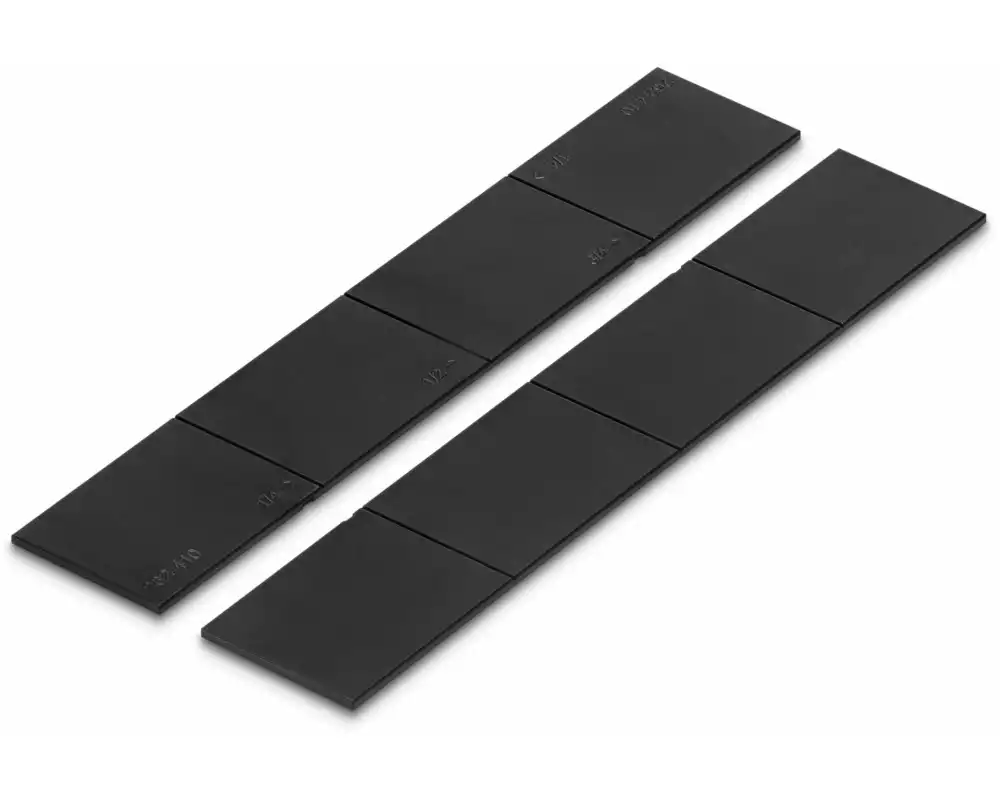 Styro Schubladenelement Unterteilung 2 Stück, Schwarz