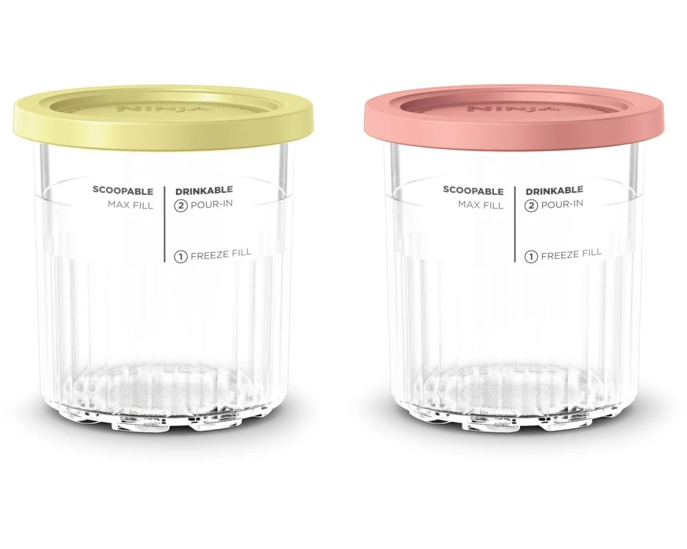 Ninja Behälter mit Deckel 0.47 l, Mehrfarbig/Transparent