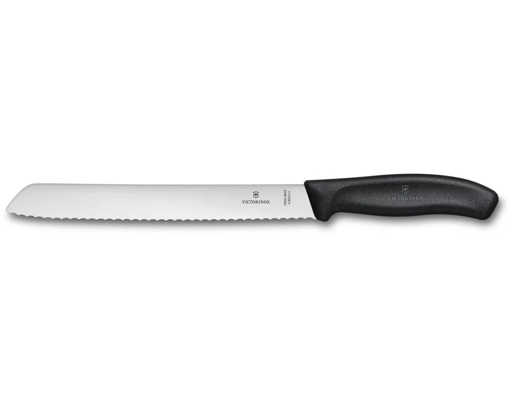 Victorinox Brotmesser Swiss Classic Silber/Schwarz