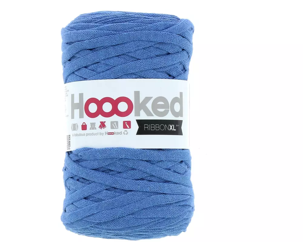Hoooked Wolle Ribbon XL 250 g, Blau