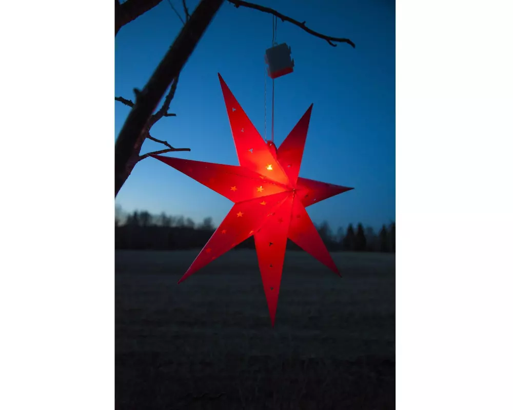 Star Trading Hänger Alice Stern, 60 cm, Rot