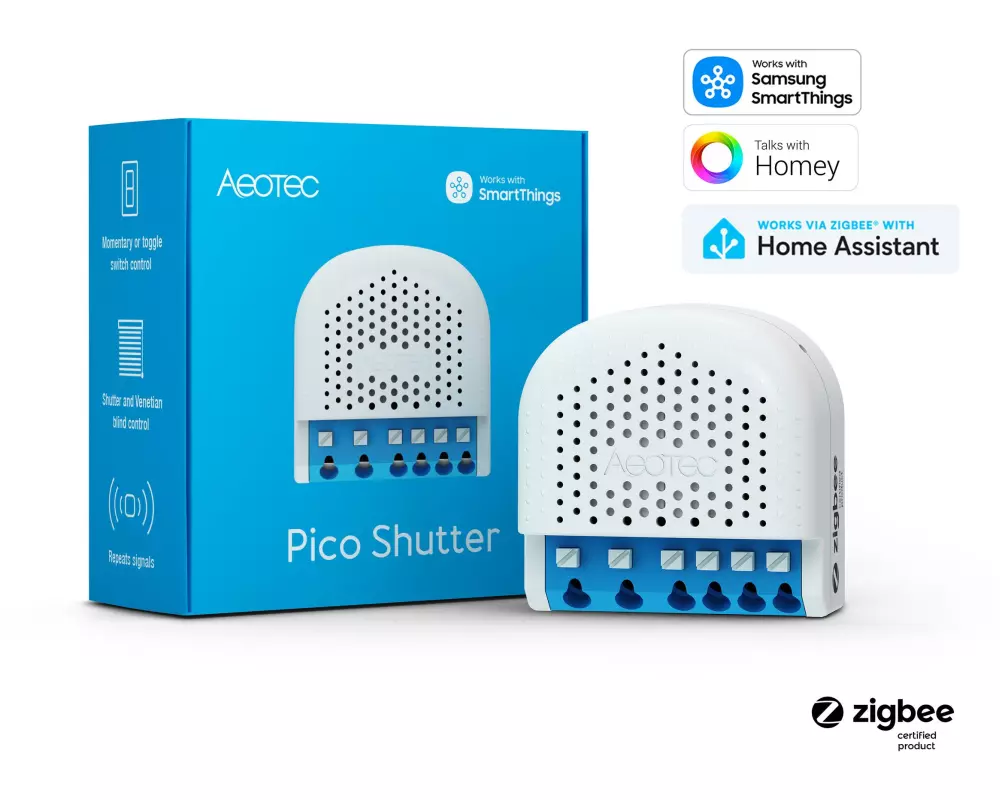 Aeotec Pico Shutter Zigbee
