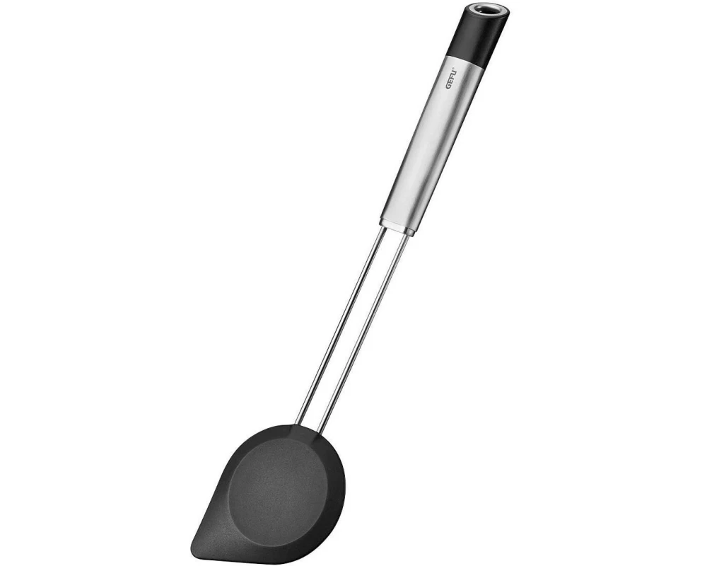 GEFU Kochlöffel Primmeline 30 cm, Schwarz/Silber