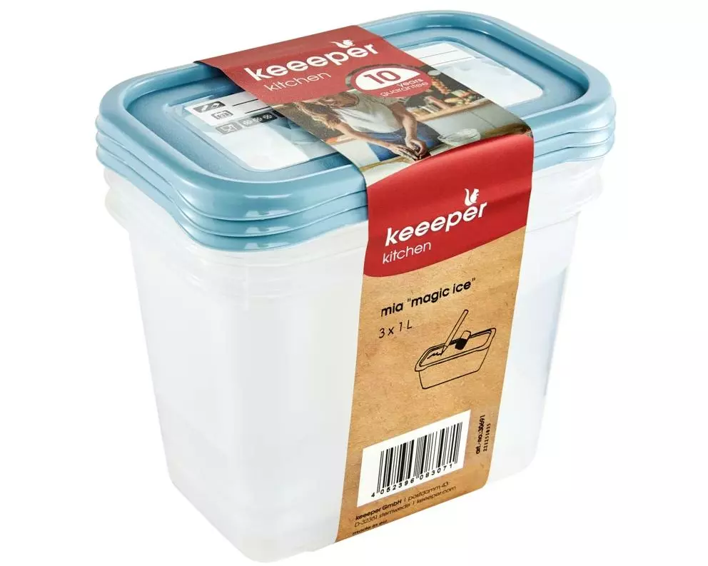 keeeper Mia Magic Ice 1 l, Blau/Transparent