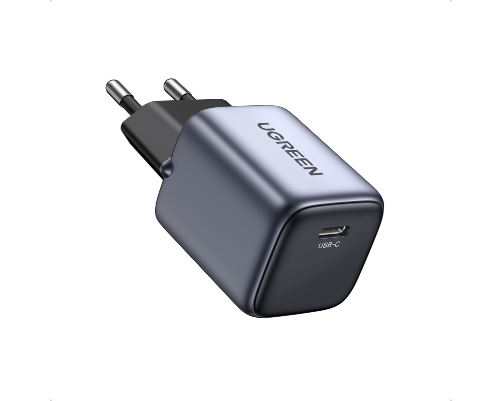 UGREEN USB C Wallcharger Nexode 90664 Mini,20W,PD GaN, Black