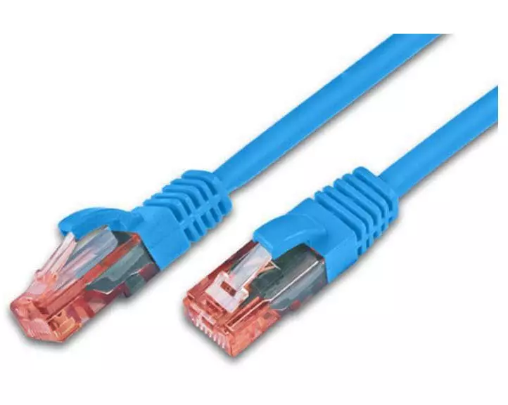 Wirewin Patchkabel RJ-45 - RJ-45, Cat 6, UTP, 0.5 m, Blau