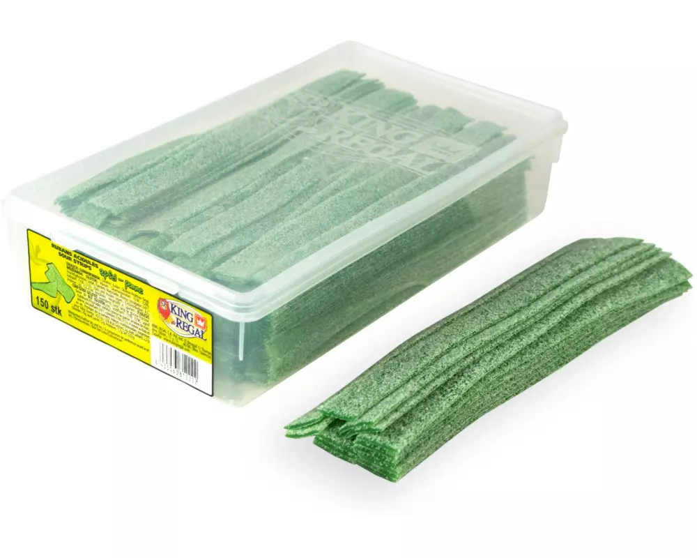 King Regal Gummibonbons Sour Strips Apfel 150 Stück